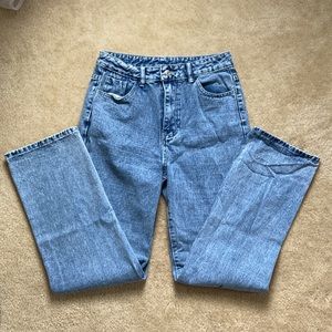 Shein High Rise Straight Leg Jeans